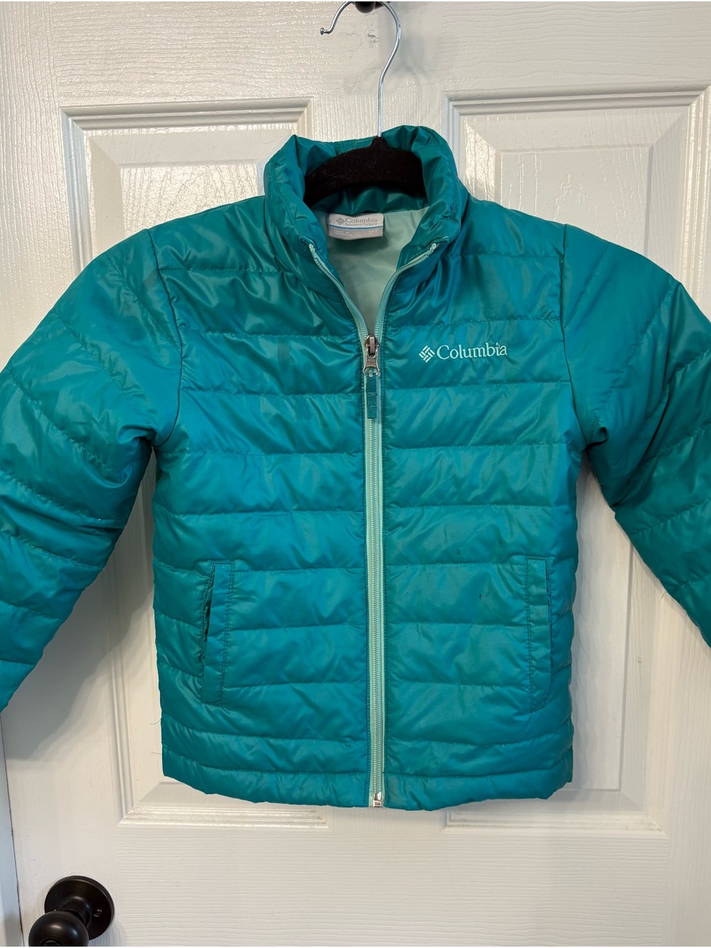 Columbia Teal/Light Teal Kids' Puffer Jacket